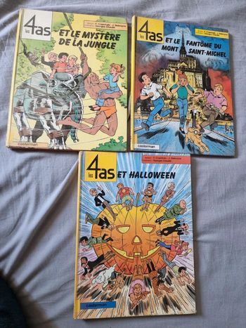 Lot 3 bandes dessinées les 4 As