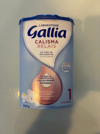 Lait Gallia Calisma Relais 1 – Idéal allaitement mixte (0-6 mois)