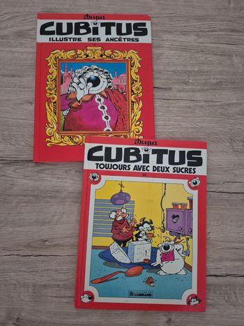 Lot de 2 bandes dessinées Cubitus