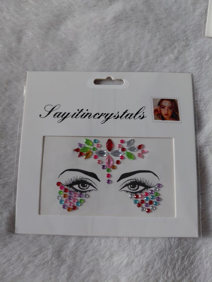 Autocollants bijoux a strass