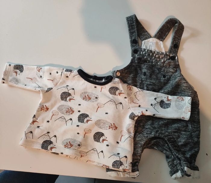 Ensemble salopette bébé naissance