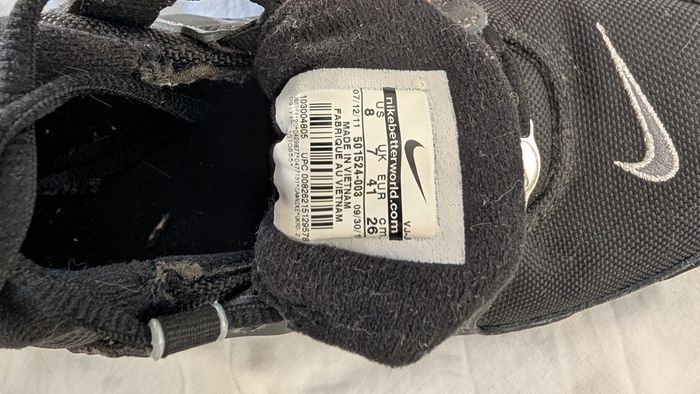 Nike Shox NZ Noir Argenté - photo numéro 3