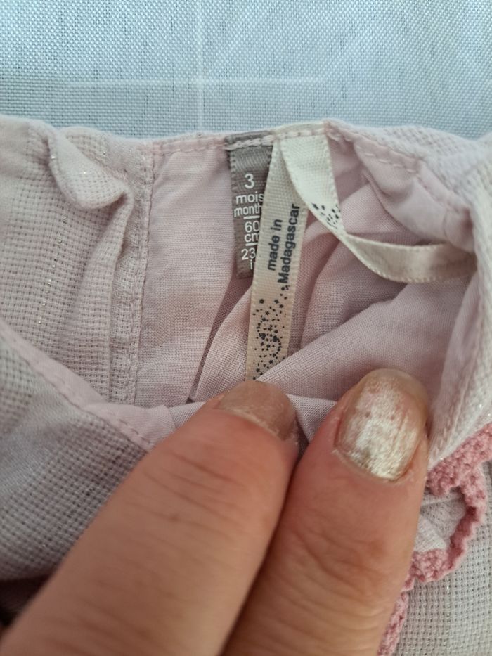 Lot de 3 robes bébé 3 mois TBE - photo numéro 7