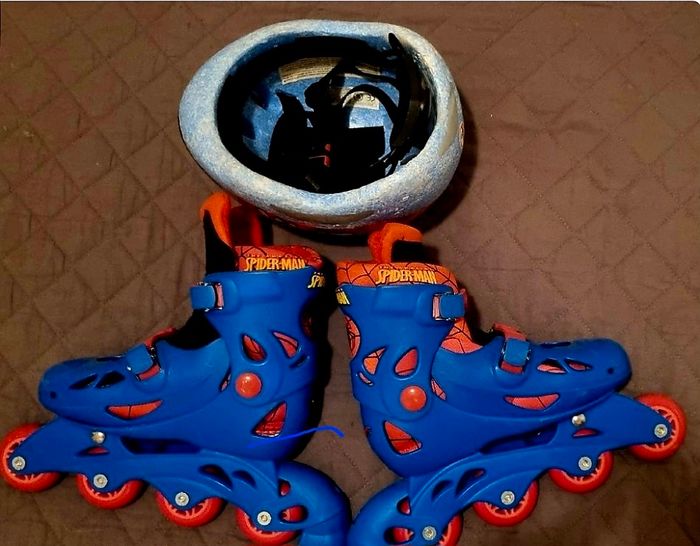 Roller Spiderman + Casque Idéfix - photo numéro 2