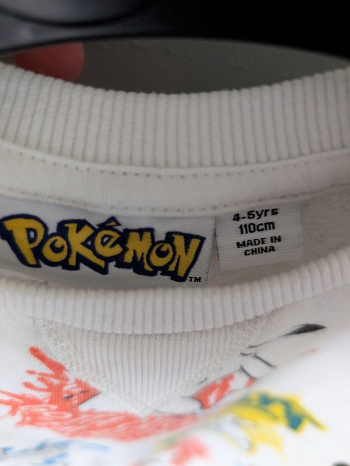 Sweat garçon Primark pokémon 4-5 ans 110 cm - photo numéro 2
