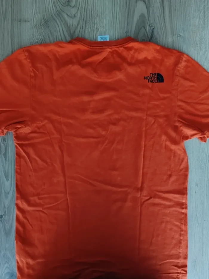 T shirt orange homme  the north face taille S - photo numéro 3