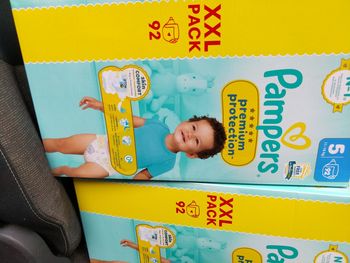 Lot de 2 cartons Pampers premium taille 5