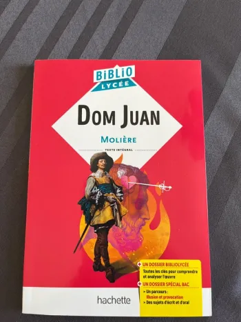 Livre Dom Juan de Molière