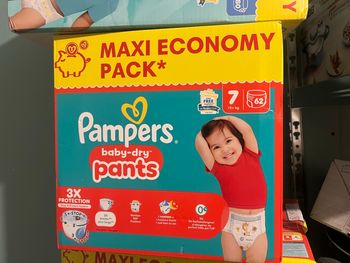 Maxi Economy pack Pampers pants taille 7
