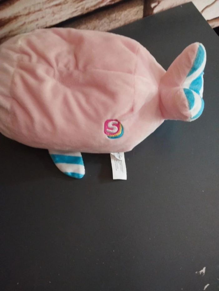 🐻Peluche Boudin Stackins Friends Baleine Rose 🐻 - photo numéro 5