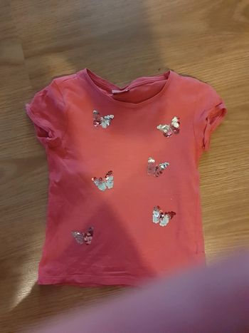 tee-shirt papillon tao 4 ans