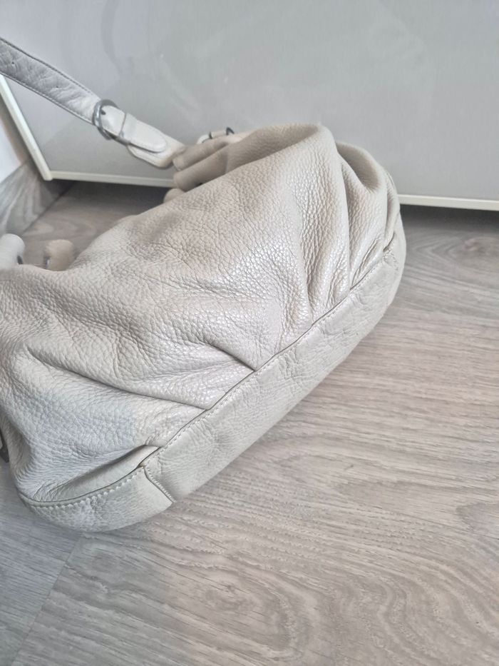 Sac à a main gris clair cuir Kesslord - photo numéro 9