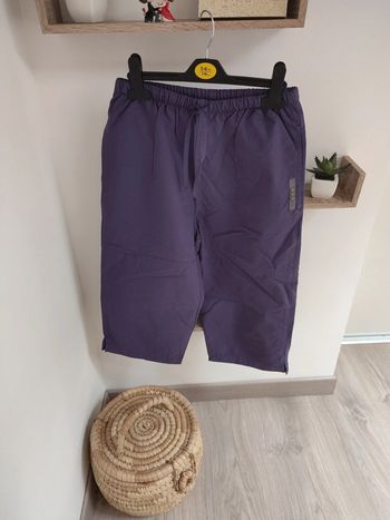 Pantacourt violet taille S
