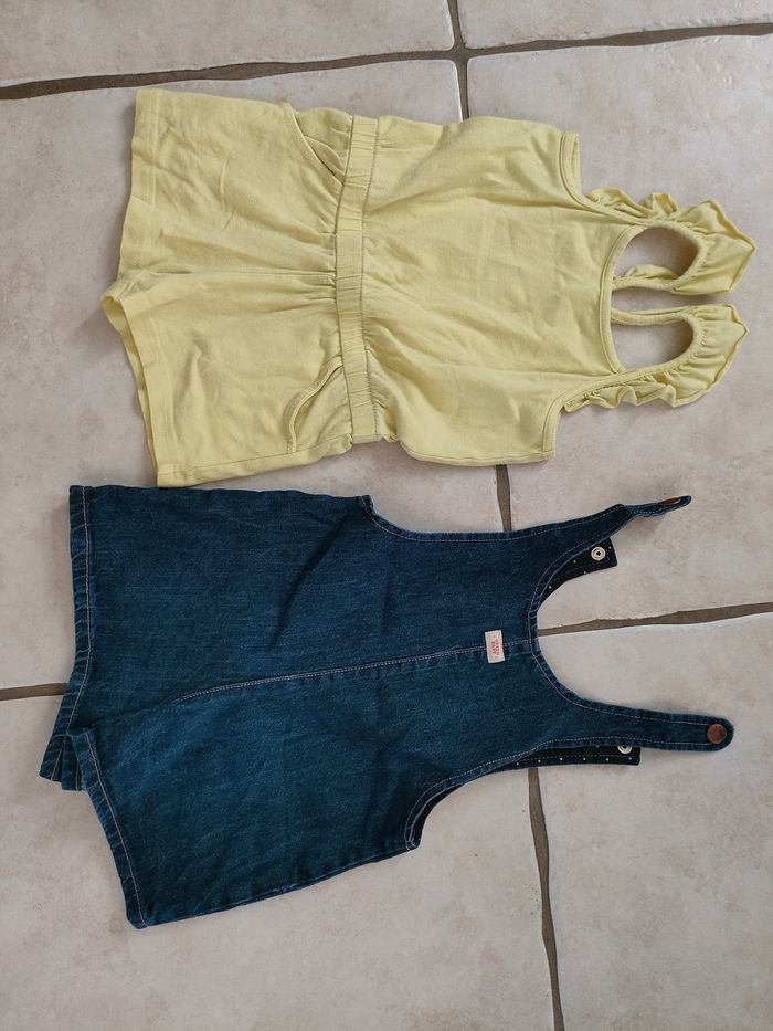 2 salopettes short