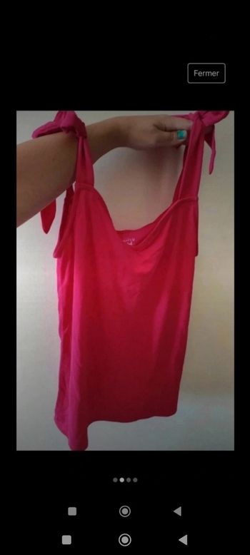 Débardeur rose comme neuf rose Camaïeu femme taille M