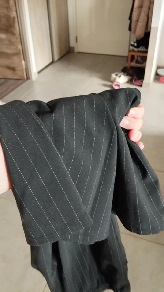 Pantalon noir rayures gemo taille 10 ans - photo numéro 5