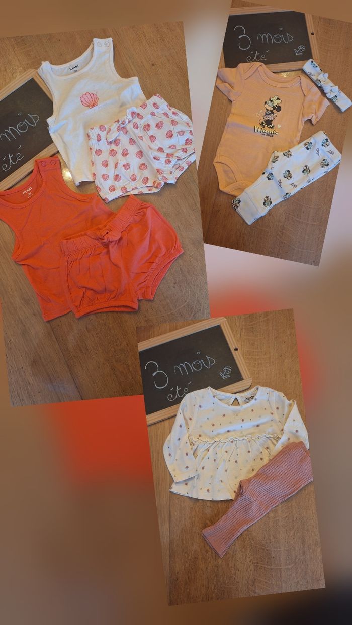 Lot vêtements été fille 3mois 🌺 - photo numéro 6