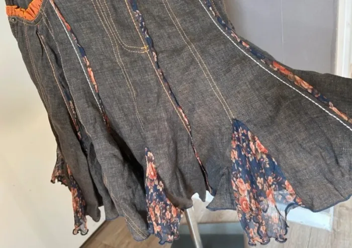 Tricot chic, robe salopette été en soie et lin femme, taille Française 38 - photo numéro 3