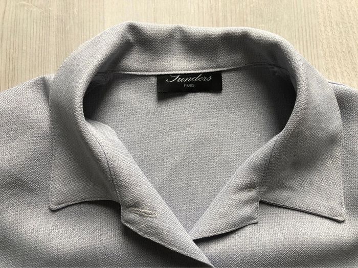 AN6- Ensemble robe longue + veste gris perle T 44-46 - photo numéro 16