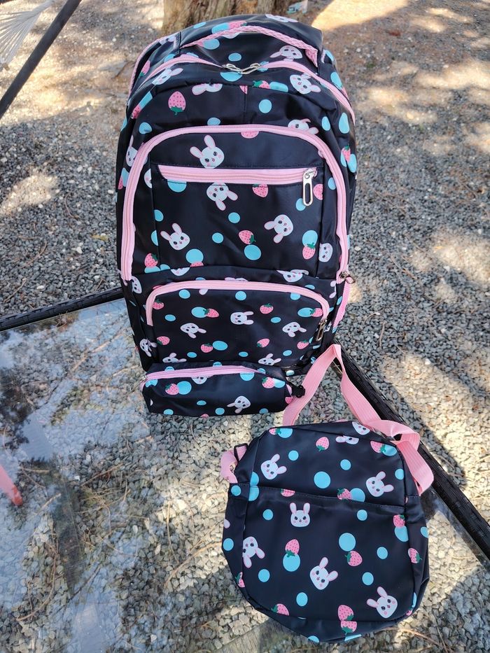 Sac d école lapin