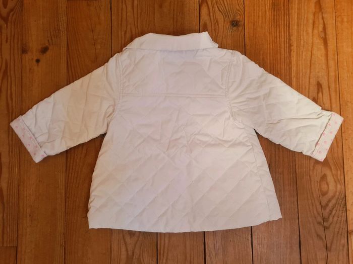 Jolie parka blanche pour bebe fille - photo numéro 2