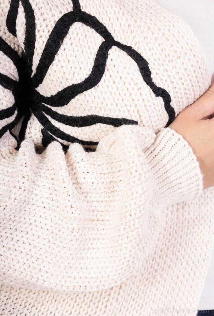 Cardigan long gilet maxi en grosses mailles pour femme - photo numéro 4