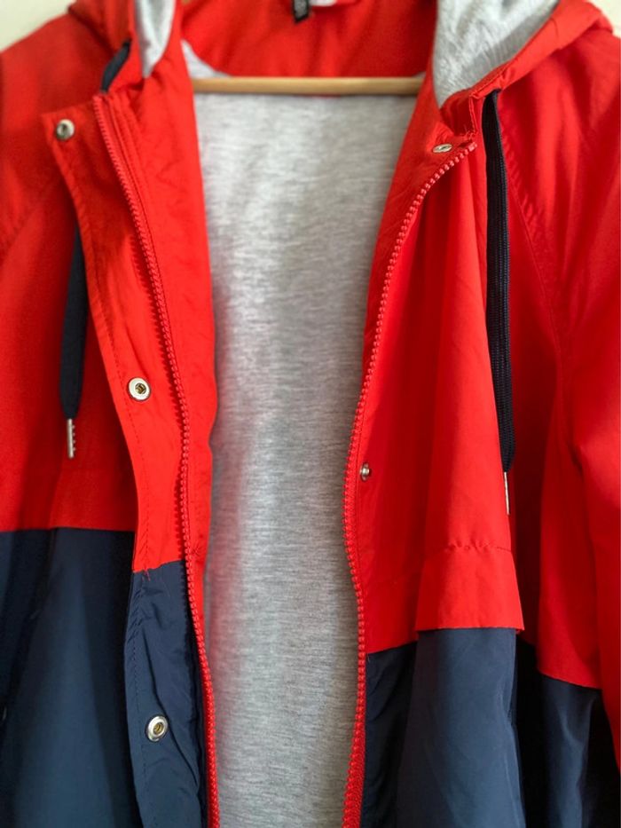 Imperméable rouge et bleu - photo numéro 4