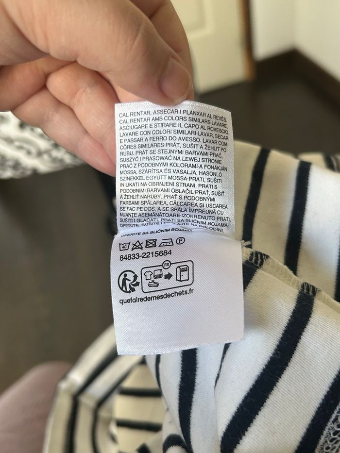 T-shirt C&A taille L style marinière - photo numéro 6