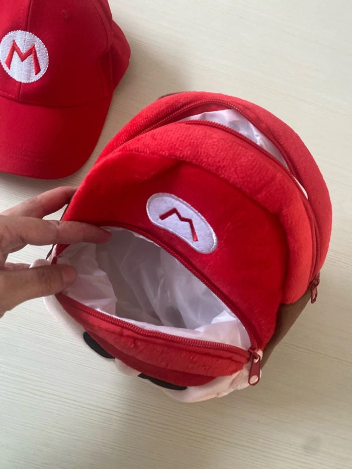 Ensemble casquette et sac à dos Mario idéal pour l’école - photo numéro 4