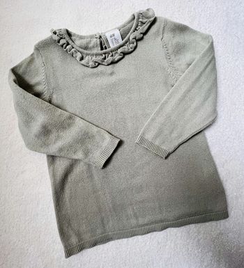 Pull fin H&M vert clair 18 mois