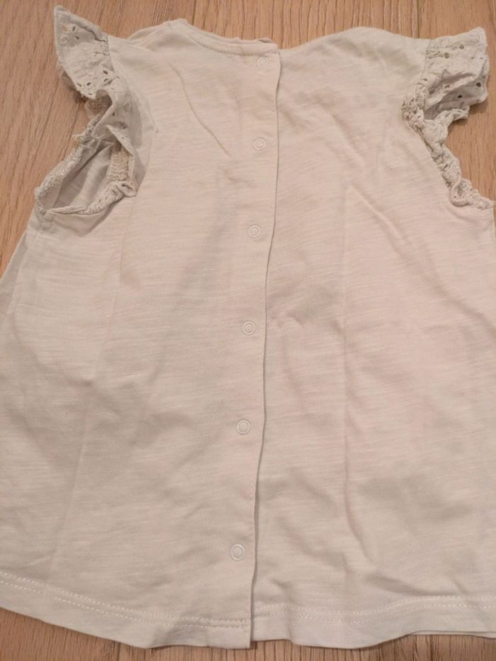Tee-shirt blanc fille - photo numéro 3