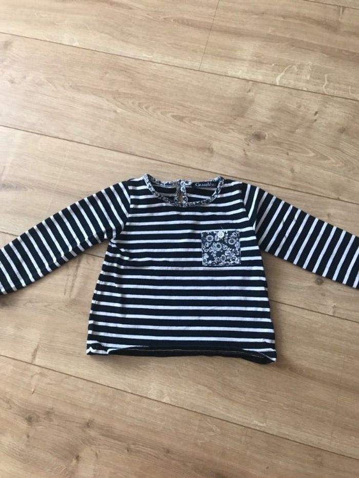 T-shirt grand voile taille 3 ans