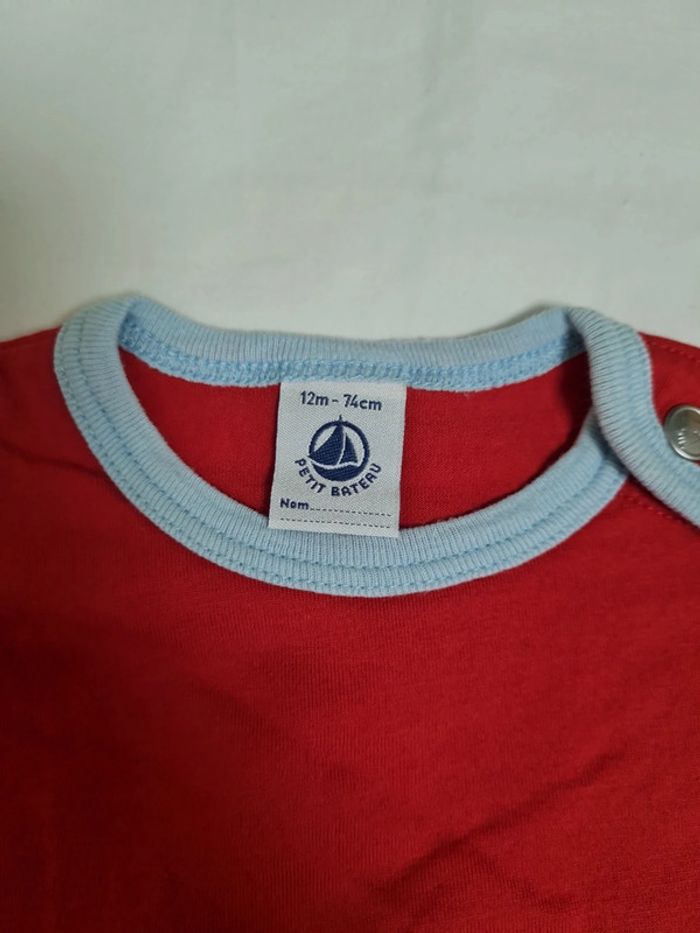T-shirt ML 12 mois Petit Bateau - photo numéro 4
