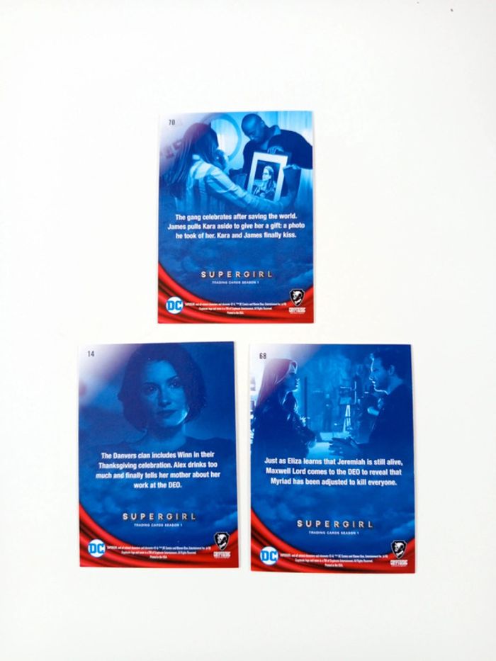 Lot 3 cartes supergirl - photo numéro 2