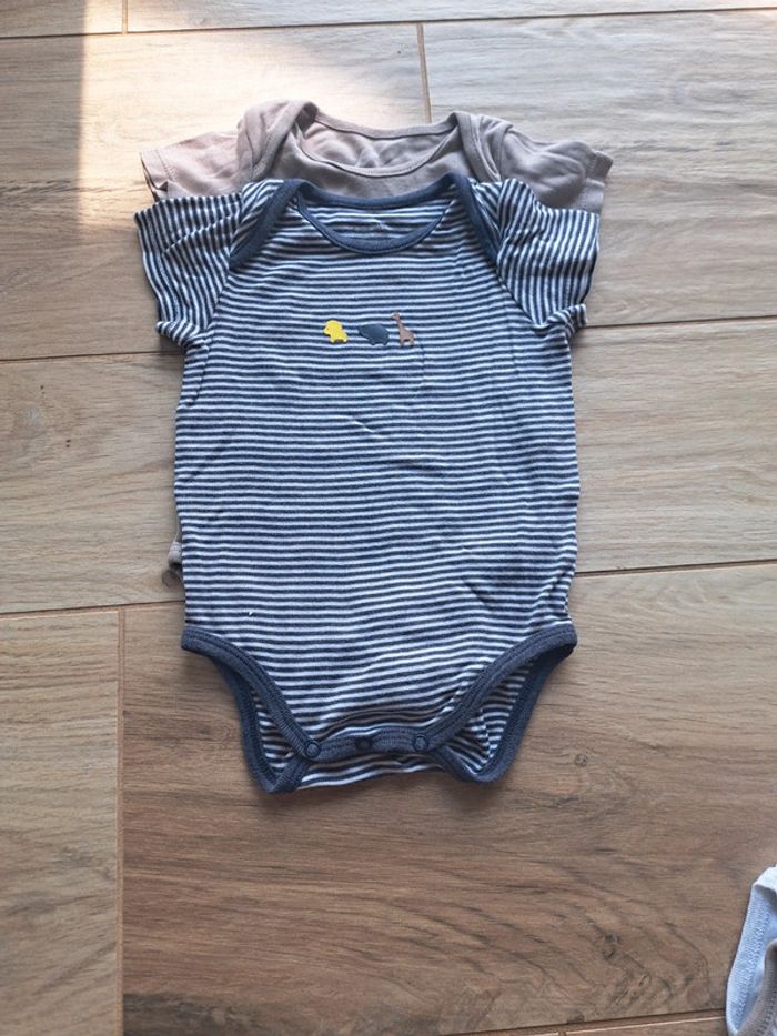 Lot 6 bodies 12 mois Petit Bateau - photo numéro 4