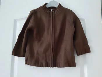 Gilet maille manches longues garçon 2ans