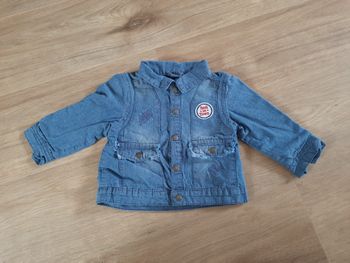 Veste garçon en coton effet jean bleu Orchestra 12 mois