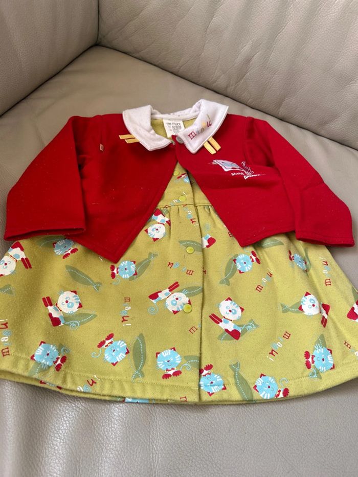 Robe chat 12 mois