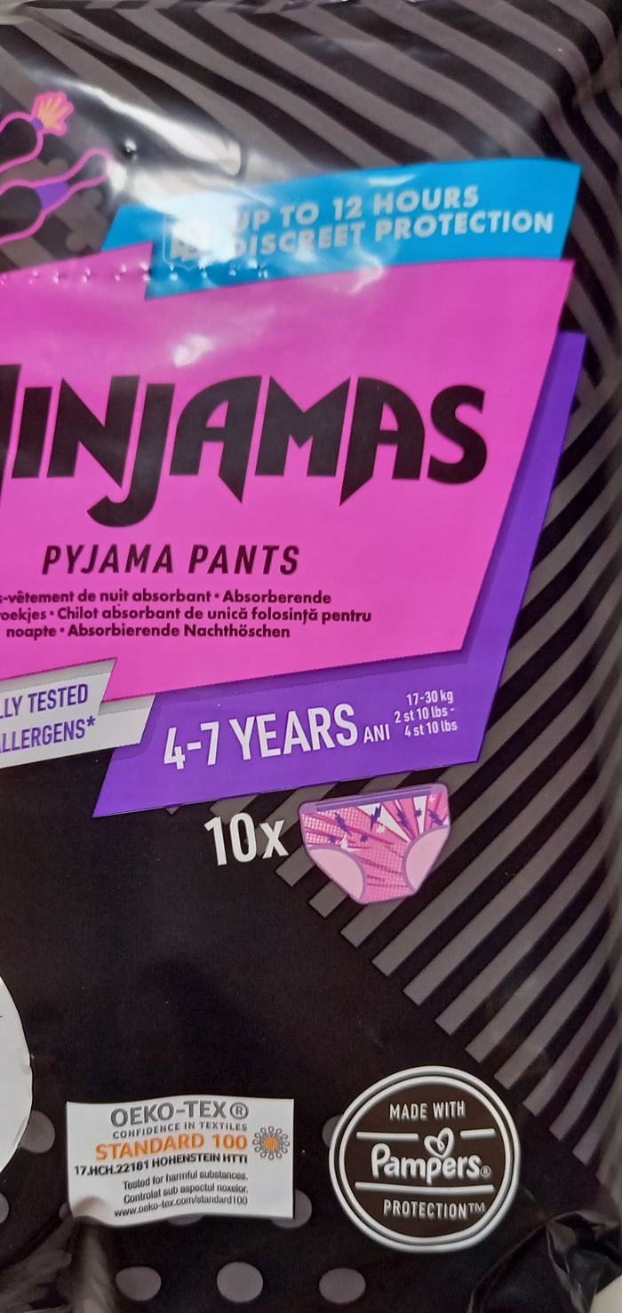 Pampers Ninjamas - Pyjama pants sous-vêtement de nuit garçon 4-7 ans - photo numéro 2
