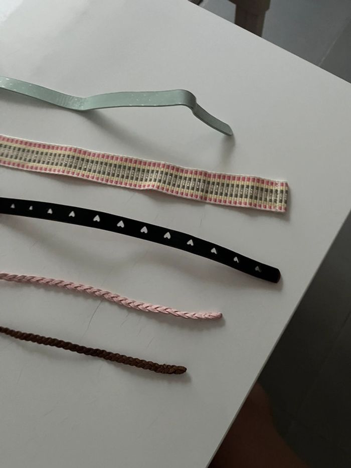 Lot 5 ceintures fille - photo numéro 5