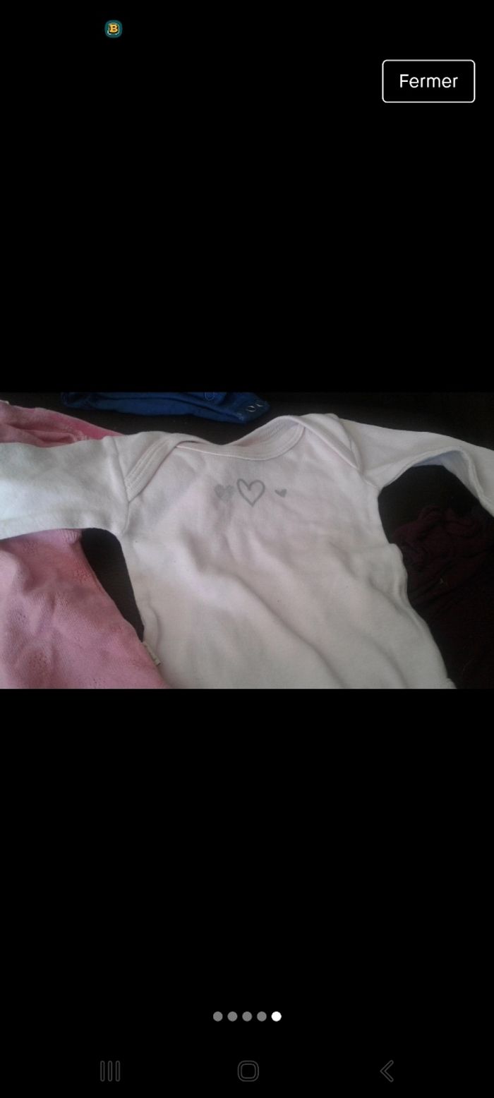 Lot 1mois fille pyjamas - photo numéro 5