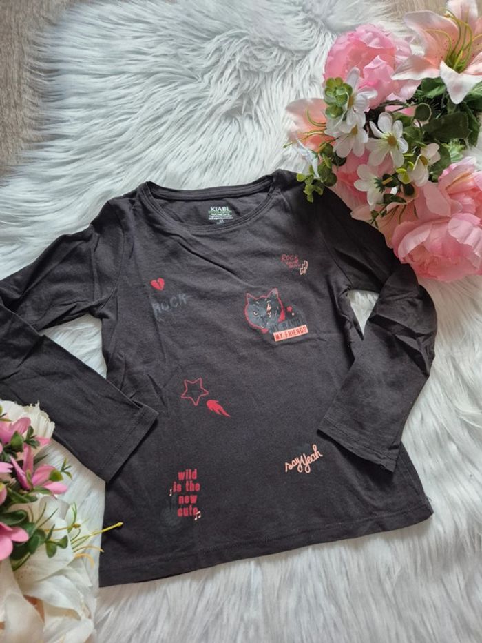 T-shirt manches longues 6ans kiabi