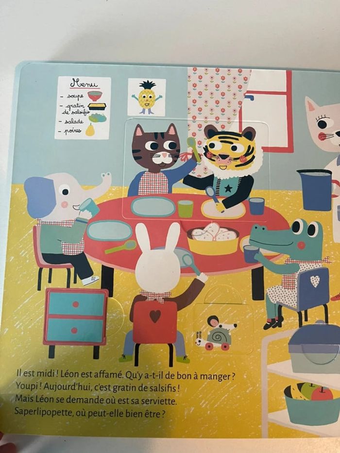 Livre animé avec volets surprises mon premier jouer à la creche - photo numéro 8