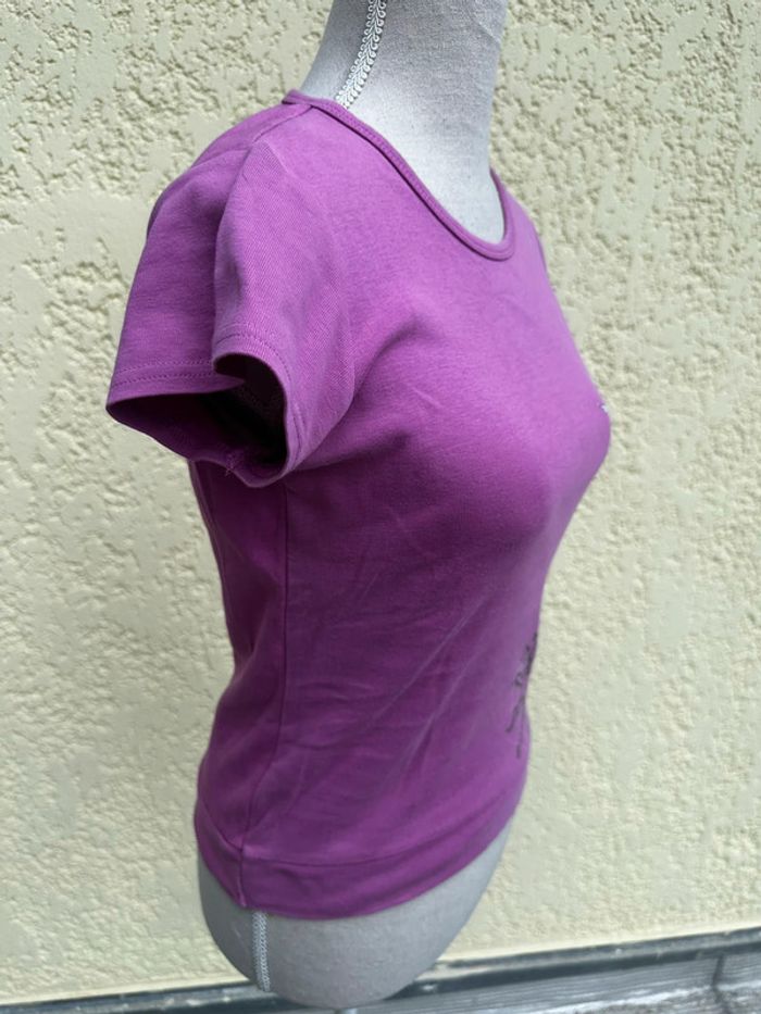 💜 T-shirt violet original C&A – Taille 12/13 ans - photo numéro 5