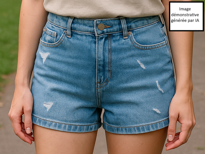 short en jean femme - photo numéro 3