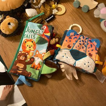 Livres tissus animaux de la jungle