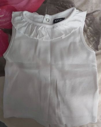 Débardeur taille 3mois 56/62cm kiabi