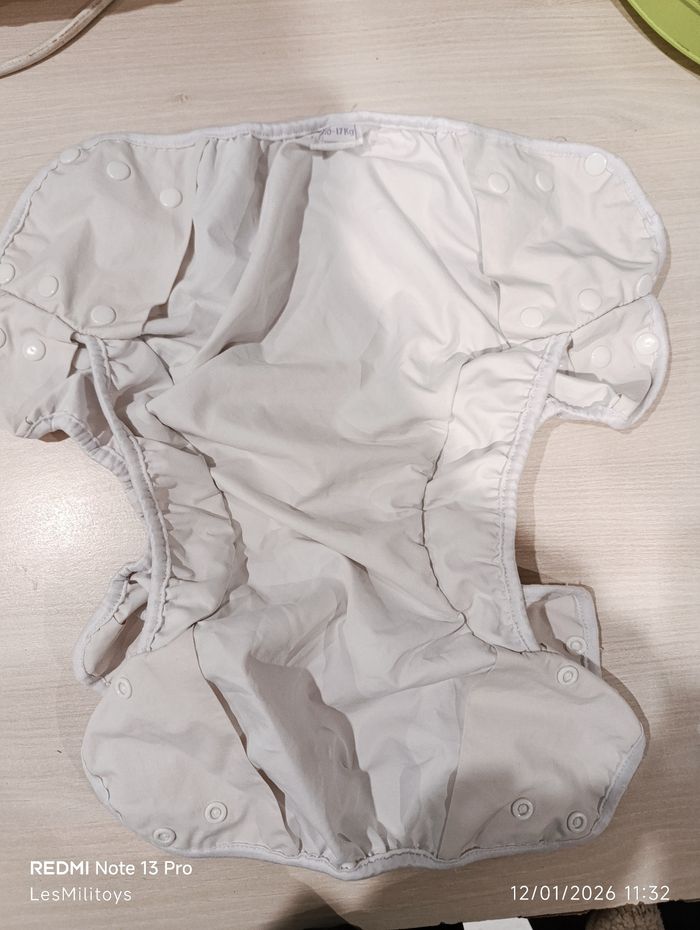 Lot de 2 couches sandy's taille L bambou et 2 surcouches - photo numéro 3