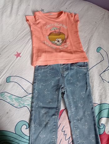 Pantalon + t-shirt 92 cm