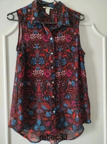 Débardeur blouse imprimé h&m